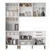 Cozinha Compacta Lorena 11 Portas 2 Gavetas 2580 Branco - Kaiki Móveis