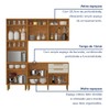Cozinha Compacta Lorena 11 Portas 2 Gavetas 2580 Nature/Off White - Kaiki Móveis