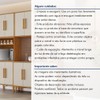 Cozinha Compacta Lorena 11 Portas 2 Gavetas 2580 Nature/Off White - Kaiki Móveis