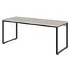 Mesa Escrivaninha Win Snow/Preto - Pnr Móveis