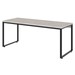 Mesa Escrivaninha Win Snow/Preto - Pnr Móveis