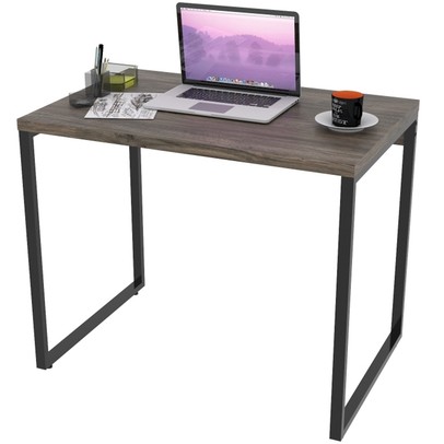 Mesa Escrivaninha Office Win Carvalho Dark - Pnr Móveis