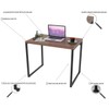 Mesa Escrivaninha Office Win Nogal - Pnr Móveis