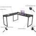 Mesa para Escritório de Canto em L Win ônix - Pnr Móveis
