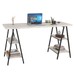 Mesa para Escritório Win 4 Prateleiras Snow - Pnr Móveis