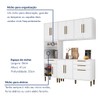 Cozinha Compacta Lorena 10 Portas 2 Gavetas com Fruteira Branco - Kaiki Móveis