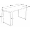 Mesa para Escritório Office Win Carvalho Dark - Pnr Móveis