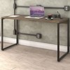 Mesa para Escritório Office Win Carvalho Dark - Pnr Móveis