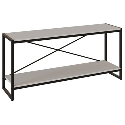 Rack para TV Até 50 Polegadas Leader 1 Prateleira Branco Chess/Preto - Pnr Móveis