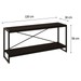 Rack para TV Até 50 Polegadas Leader 1 Prateleira Preto ônix/Preto - Pnr Móveis