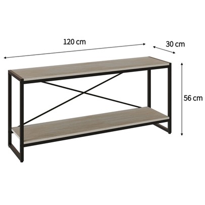 Rack para TV Até 50 Polegadas Leader 1 Prateleira Snow/Preto - Pnr Móveis