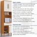 Paneleiro Lorena 3 Portas 1 Gaveta com Fruteira Nature/Off White - Kaiki Móveis