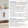 Balcão de Cozinha Lorena 5 Portas 2 Gavetas Branco - Kaiki Móveis