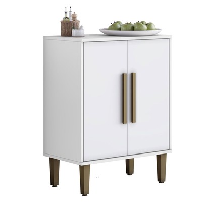 Balcão de Cozinha Lorena 2 Portas 1 Prateleira Branco - Kaiki Móveis