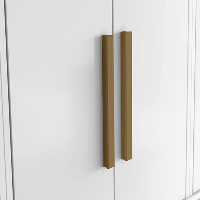 Balcão de Cozinha Lorena 2 Portas 1 Prateleira Branco - Kaiki Móveis