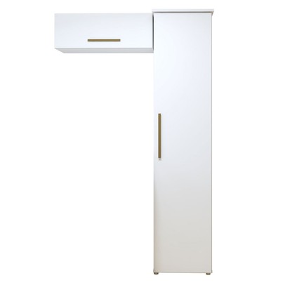 Lavanderia Completa Bauru 2 Portas 4 Prateleiras Branco - Kaki Móveis