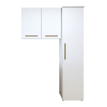 Lavanderia Completa Uberlândia 3 Portas 5 Prateleiras Branco - Kaiki Móveis