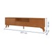Rack para TV Até 75 Polegadas Piazza New 3 Gavetas Naturalle - Mavaular