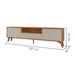 Rack para TV Até 75 Polegadas Piazza New 3 Gavetas Naturalle/Off White - Mavaular