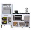 Cozinha Compacta Contagem 3 Portas 2 Gavetas Branco - Kaiki Móveis
