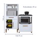 Cozinha Compacta Porto Velho 2 Portas 1 Gaveta Branco - Kaiki Móveis