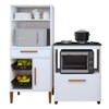 Cozinha Compacta Porto Velho 2 Portas 1 Gaveta Branco - Kaiki Móveis