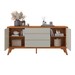 Balcão Buffet Ares 2 Portas 3 Gavetasnaturalle/Off White - Mavaular