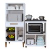 Cozinha Compacta Porto Velho 2 Portas 1 Gaveta Branco - Kaiki Móveis