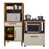Cozinha Compacta Porto Velho 2 Portas 1 Gaveta Nature - Kaiki Móveis