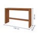 Aparador Premium 1 Prateira 100% Mdf Naturalle - Mavaular