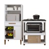 Cozinha Compacta Vila Velha 1 Porta 1 Gaveta Branco - Kaiki Móveis