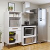 Cozinha Compacta Vila Velha 1 Porta 1 Gaveta Branco - Kaiki Móveis