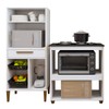 Cozinha Compacta Vila Velha 1 Porta 1 Gaveta Branco - Kaiki Móveis