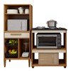 Cozinha Compacta Vila Velha 1 Porta 1 Gaveta Nature - Kaiki Móveis