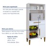 Cozinha Compacta Vila Velha 1 Porta 1 Gaveta Branco - Kaiki Móveis