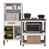 Cozinha Compacta Vila Velha 1 Porta 1 Gaveta Branco - Kaiki Móveis