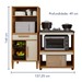 Cozinha Compacta Vila Velha 1 Porta 1 Gaveta Nature - Kaiki Móveis