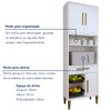 Cozinha Completa Caxias 6 Portas 4 Gavetas Branco - Kaiki Móveis