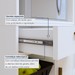 Cozinha Compacta Teresinha 5 Portas 2 Gavetas 2647 Branco - Kaiki Móveis
