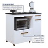 Cozinha Compacta Teresinha 5 Portas 2 Gavetas 2647 Branco - Kaiki Móveis