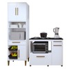 Cozinha Compacta Teresinha 5 Portas 2 Gavetas 2647 Branco - Kaiki Móveis