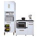 Cozinha Compacta Teresinha 5 Portas 2 Gavetas 2647 Branco - Kaiki Móveis