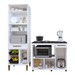 Cozinha Compacta Teresinha 5 Portas 2 Gavetas 2647 Branco - Kaiki Móveis