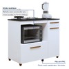 Cozinha Compacta Teresinha 5 Portas 2 Gavetas 2647 Branco - Kaiki Móveis