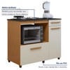 Cozinha Compacta Teresinha 5 Portas 2 Gavetas 2647 Nature - Kaiki Móveis