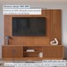 Estante para TV Até 75 Polegadas Valencia New 2 Portas 100% Mdf Naturalle - Mavaular