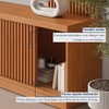 Estante para TV Até 75 Polegadas Valencia New 2 Portas 100% Mdf Naturalle/Off White - Mavaular