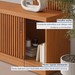 Estante para TV Até 75 Polegadas Valencia New 2 Portas 100% Mdf Naturalle/Off White - Mavaular