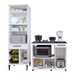 Cozinha Compacta Teresinha 5 Portas 2 Gavetas Branco - Kaiki Móveis