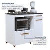 Cozinha Compacta Teresinha 5 Portas 2 Gavetas Branco - Kaiki Móveis